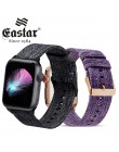 Utkany nylon pasek dla Apple obserwować serii 3/2/1 38MM 42MM oddychający pasek zamienny Sport Loop do serii iwatch 5 4 40MM 44M