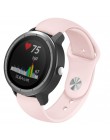 20mm silikonowy SmartWatch dla Garmin Vivoactive 3/3 muzyki/Vivomove HR/245/245 M bransoletka na rękę dla Amazfit GTR 42mm