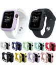 9 kolorów etui na zegarek do serii iWatch 5 4 pokrowiec odporny na upadek miękki futerał silikonowy TPU do zegarka Apple 44mm 40