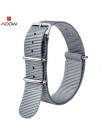 AOOW Nylon NATO Watchband Heavy Duty nylonowy pasek z płótna 18mm 20mm 22mm paski moda wymiana zegarek zespół najwyższej jakości