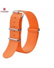 AOOW Nylon NATO Watchband Heavy Duty nylonowy pasek z płótna 18mm 20mm 22mm paski moda wymiana zegarek zespół najwyższej jakości