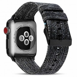 Utkany nylon pasek dla Apple obserwować serii 3/2/1 38MM 42MM oddychający pasek zamienny Sport Loop do serii iwatch 5 4 40MM 44M