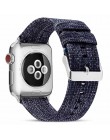 Utkany nylon pasek dla Apple obserwować serii 3/2/1 38MM 42MM oddychający pasek zamienny Sport Loop do serii iwatch 5 4 40MM 44M