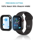 Nowy typ magnetyczny futerał ochronny do Apple Watch series 4 5 40MM 44MM 360 pokrowiec pełny aluminiowy pokrowiec do Iwatch 3 2