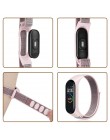 Wymiana paska nylonowego na rzepy dla bransoletki xiaomi mi band 4 NFC inteligentny zegarek xiaomi mi band 3 kolorowy pasek anty