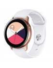 20mm silikonowy SmartWatch dla Garmin Vivoactive 3/3 muzyki/Vivomove HR/245/245 M bransoletka na rękę dla Amazfit GTR 42mm