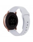 20mm silikonowy SmartWatch dla Garmin Vivoactive 3/3 muzyki/Vivomove HR/245/245 M bransoletka na rękę dla Amazfit GTR 42mm