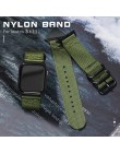 Gorący bubel nylonowy pasek do zegarka dla Apple Watch Band seria 4/3/2/1 bransoletka sportowa akcesoria 42 mm 38 mm 40mm 44mm p