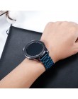 Pasek + etui 20/pasek do zegarka 22mm do samsung gear S3 Frontier pasek Galaxy zegarek 46mm 42 ze stali nierdzewnej TPU plated e