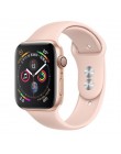 Miękki pasek na pasek do apple watch 42mm seria 4 3 pasek do iwatch 38mm 44mm 40mm pulseira correa bransoletka akcesoria do inte