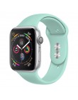 Miękki pasek na pasek do apple watch 42mm seria 4 3 pasek do iwatch 38mm 44mm 40mm pulseira correa bransoletka akcesoria do inte