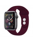 Miękki pasek na pasek do apple watch 42mm seria 4 3 pasek do iwatch 38mm 44mm 40mm pulseira correa bransoletka akcesoria do inte