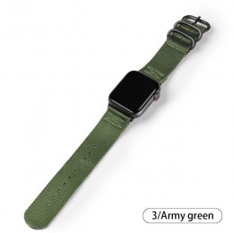 Gorący bubel nylonowy pasek do zegarka dla Apple Watch Band seria 4/3/2/1 bransoletka sportowa akcesoria 42 mm 38 mm 40mm 44mm p