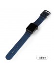 Gorący bubel nylonowy pasek do zegarka dla Apple Watch Band seria 4/3/2/1 bransoletka sportowa akcesoria 42 mm 38 mm 40mm 44mm p