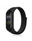 Wymiana paska nylonowego na rzepy dla bransoletki xiaomi mi band 4 NFC inteligentny zegarek xiaomi mi band 3 kolorowy pasek anty