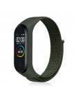 Wymiana paska nylonowego na rzepy dla bransoletki xiaomi mi band 4 NFC inteligentny zegarek xiaomi mi band 3 kolorowy pasek anty