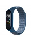 Wymiana paska nylonowego na rzepy dla bransoletki xiaomi mi band 4 NFC inteligentny zegarek xiaomi mi band 3 kolorowy pasek anty