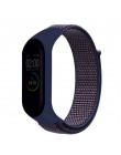 Wymiana paska nylonowego na rzepy dla bransoletki xiaomi mi band 4 NFC inteligentny zegarek xiaomi mi band 3 kolorowy pasek anty