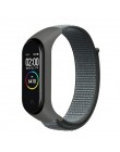 Wymiana paska nylonowego na rzepy dla bransoletki xiaomi mi band 4 NFC inteligentny zegarek xiaomi mi band 3 kolorowy pasek anty