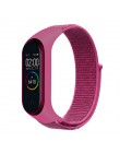 Wymiana paska nylonowego na rzepy dla bransoletki xiaomi mi band 4 NFC inteligentny zegarek xiaomi mi band 3 kolorowy pasek anty