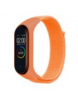 Wymiana paska nylonowego na rzepy dla bransoletki xiaomi mi band 4 NFC inteligentny zegarek xiaomi mi band 3 kolorowy pasek anty