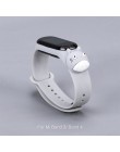 Bransoletka dla Xiao mi mi 4/3 pasek mi Band 4 akcesoria wodoodporny silikonowy opaska na nadgarstek do Xiaomi mi band 3 pasek d