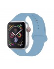 Opaska na zegarek Apple 5 4 miękki silikon sport 38MM 42MM opaski gumowy pasek na Iwatch seria 3 2 40mm 44mm akcesoria