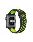 Sportowy pasek silikonowy dla pasek do apple watch 4 5 44mm 40mm 42mm 38mm iwatch 5/4/3/2/1 bransoletka gumowa bransoletka do ze