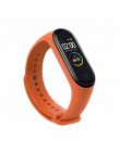 Bransoletka dla Xiao mi mi 4/3 pasek mi Band 4 akcesoria wodoodporny silikonowy opaska na nadgarstek do Xiaomi mi band 3 pasek d