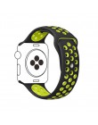 Sportowy pasek silikonowy dla pasek do apple watch 4 5 44mm 40mm 42mm 38mm iwatch 5/4/3/2/1 bransoletka gumowa bransoletka do ze