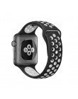 Sportowy pasek silikonowy dla pasek do apple watch 4 5 44mm 40mm 42mm 38mm iwatch 5/4/3/2/1 bransoletka gumowa bransoletka do ze