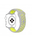 Sportowy pasek silikonowy dla pasek do apple watch 4 5 44mm 40mm 42mm 38mm iwatch 5/4/3/2/1 bransoletka gumowa bransoletka do ze