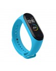 Bransoletka dla Xiao mi mi 4/3 pasek mi Band 4 akcesoria wodoodporny silikonowy opaska na nadgarstek do Xiaomi mi band 3 pasek d