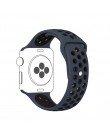 Sportowy pasek silikonowy dla pasek do apple watch 4 5 44mm 40mm 42mm 38mm iwatch 5/4/3/2/1 bransoletka gumowa bransoletka do ze