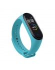 Bransoletka dla Xiao mi mi 4/3 pasek mi Band 4 akcesoria wodoodporny silikonowy opaska na nadgarstek do Xiaomi mi band 3 pasek d