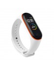 Bransoletka dla Xiao mi mi 4/3 pasek mi Band 4 akcesoria wodoodporny silikonowy opaska na nadgarstek do Xiaomi mi band 3 pasek d