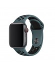 Sportowy pasek silikonowy dla pasek do apple watch 4 5 44mm 40mm 42mm 38mm iwatch 5/4/3/2/1 bransoletka gumowa bransoletka do ze