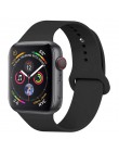 Opaska na zegarek Apple 5 4 miękki silikon sport 38MM 42MM opaski gumowy pasek na Iwatch seria 3 2 40mm 44mm akcesoria