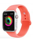 Opaska na zegarek Apple 5 4 miękki silikon sport 38MM 42MM opaski gumowy pasek na Iwatch seria 3 2 40mm 44mm akcesoria