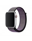 Wysokiej jakości Nylon Sport Loop zamiennik dla pasek do apple watch serii 5 4 3 2 1 miękkie oddychające tkany pasek 44mm iwatch