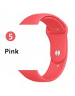 Pasek do zegarka z jabłkiem 5-pasmowy zegarek z jabłkiem pulseira 4 5 3 pasek 44mm/40mm iwatch band 4 42mm 38mm correa bransolet