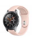 22mm 20mm zespół do zegarka Galaxy 42mm 46mm Samsung Gear S3 Frontier bransoletka Sport taśmy sportowe pasek silikonowy na zegar