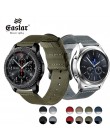 Wodoodporny kolorowy pasek nylonowy do paska Samsung Gear S3 pasek Frontier do paska S3 Classic Watchband 22mm inteligentna bran