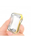 360 wąski zegarek pokrywa dla Apple Watch Case 5 4 3 2 1 42MM 38MM miękkie jasne z TPU na ekran Protector dla iWatch 4 3 44MM 40