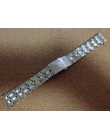 Wysokiej jakości 19mm 20mm PRC200 T17 T461 T014430 T014410 Watchband zegarek części męskie taśmy stałe bransoletki ze stali nier