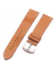 Od zegarków 18 20 22mm włoska skóra naturalna ciemnobrązowy czarny mężczyzna kobiety Handmade Vintage Wrist Watch Band Strap met