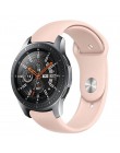 22mm 20mm zespół do zegarka Galaxy 42mm 46mm Samsung Gear S3 Frontier bransoletka Sport taśmy sportowe pasek silikonowy na zegar