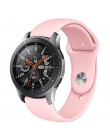 22mm 20mm zespół do zegarka Galaxy 42mm 46mm Samsung Gear S3 Frontier bransoletka Sport taśmy sportowe pasek silikonowy na zegar