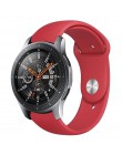 22mm 20mm zespół do zegarka Galaxy 42mm 46mm Samsung Gear S3 Frontier bransoletka Sport taśmy sportowe pasek silikonowy na zegar