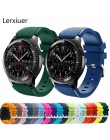 Do Samsung galaxy zegarek 46mm 42mm aktywny 2 pasek silikonowy pasek biegów S3 frontier huawei zegarek gt 2 pasek 22mm 20mm watc